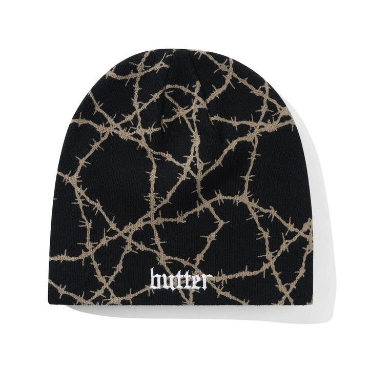 Butter Goods Wired Skully Beanie Black 