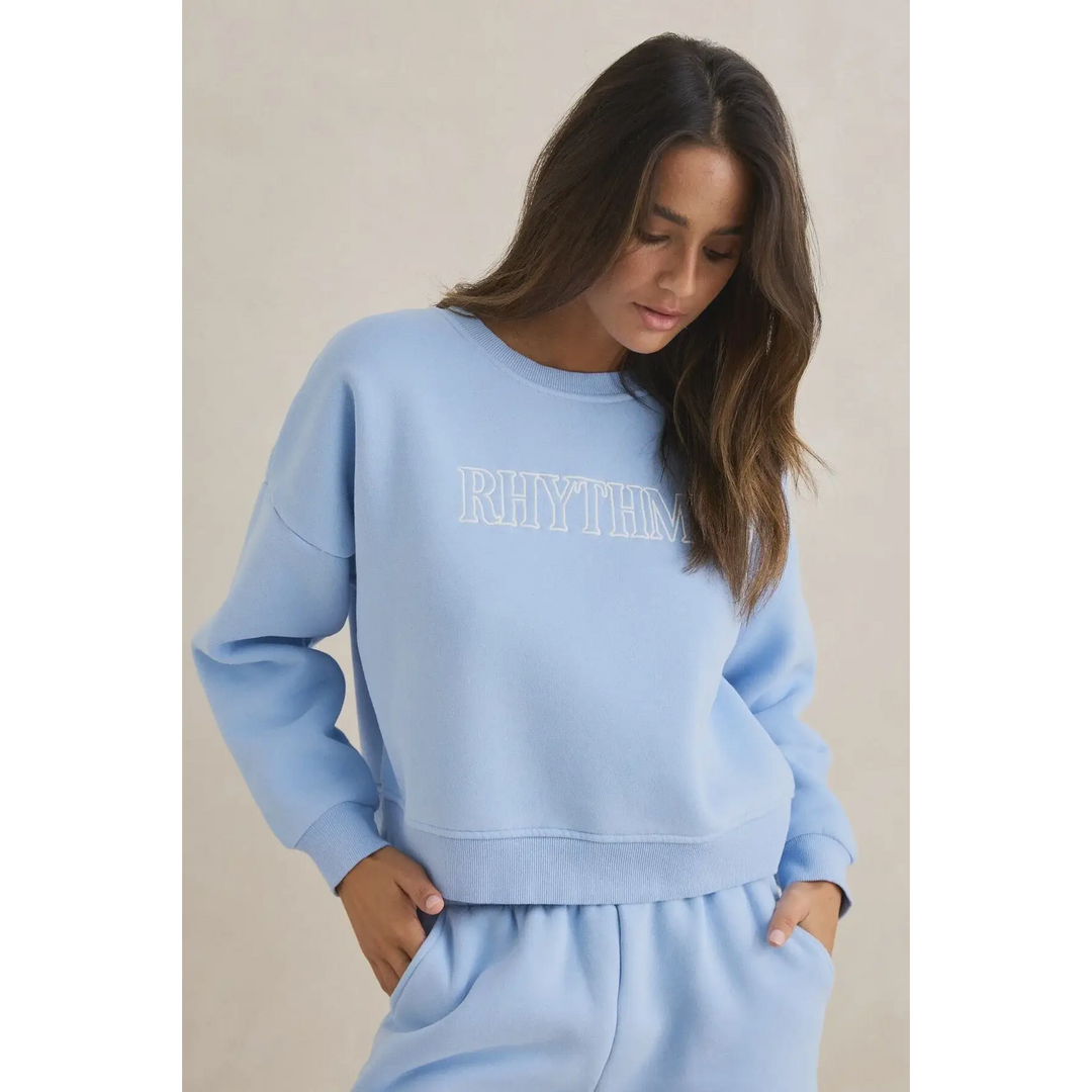 Rhythm Slouchy Crew Neck Fleece