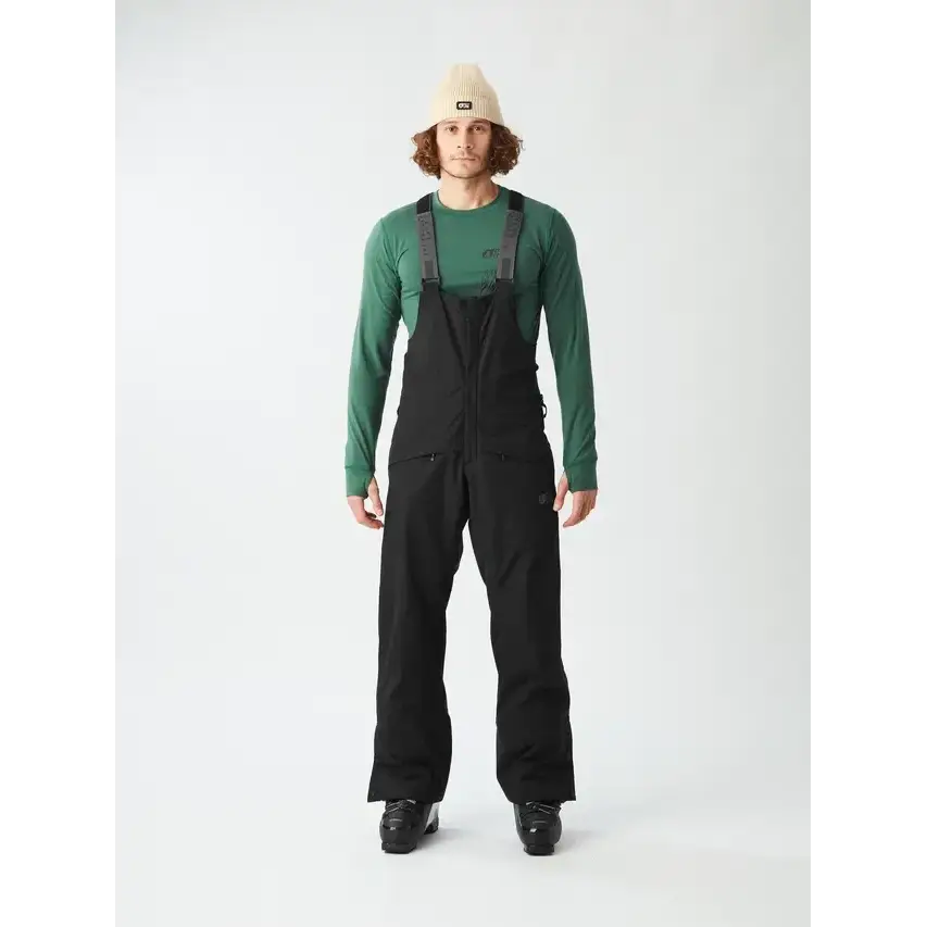 Picture Avening Bib Pants - Black / M