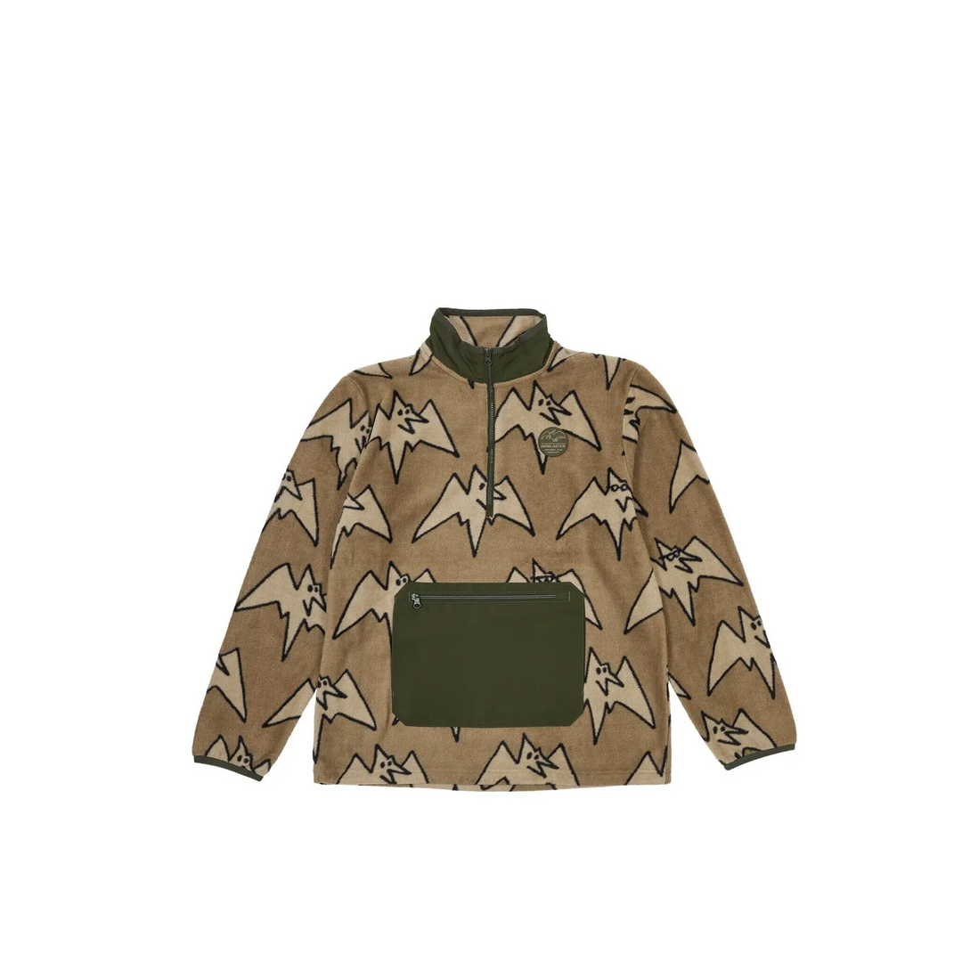 Airblaster Fleece Half Zip Tan Big Terry S 