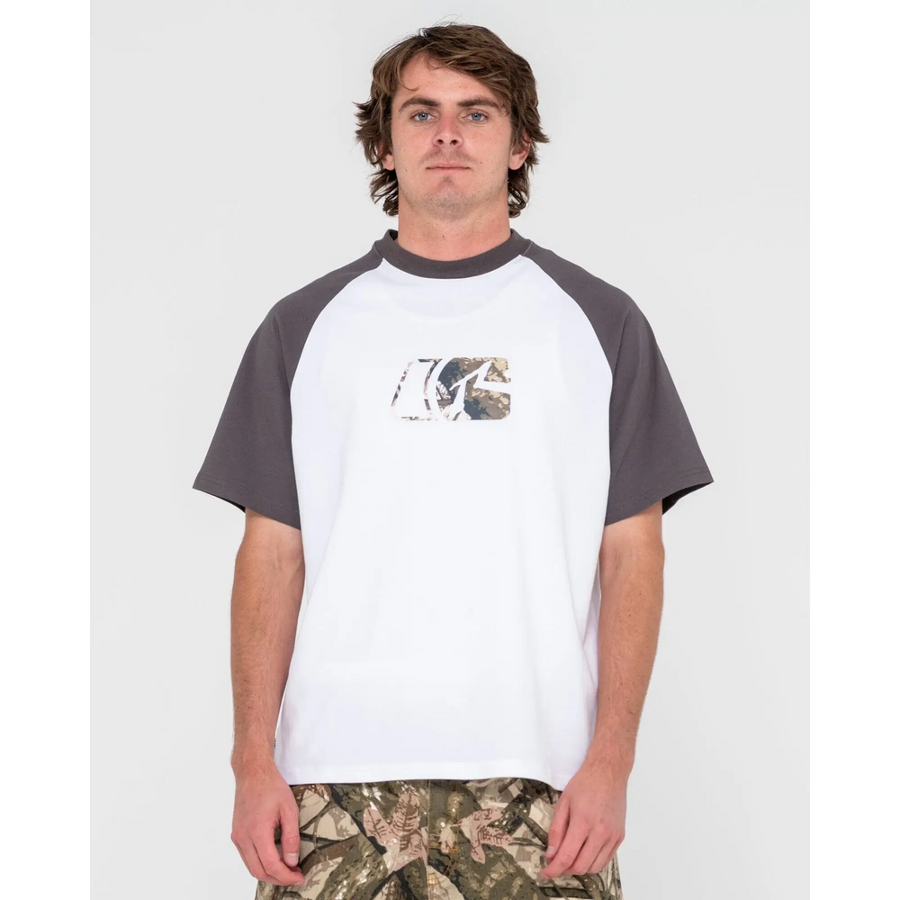 Rusty Rambo Raglan Camo Graphic T-Shirt 