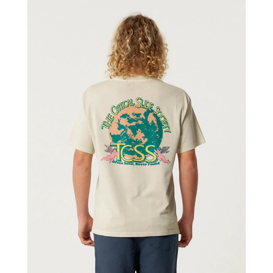 The Critical Slide Society Angels T-Shirt Ecru S 