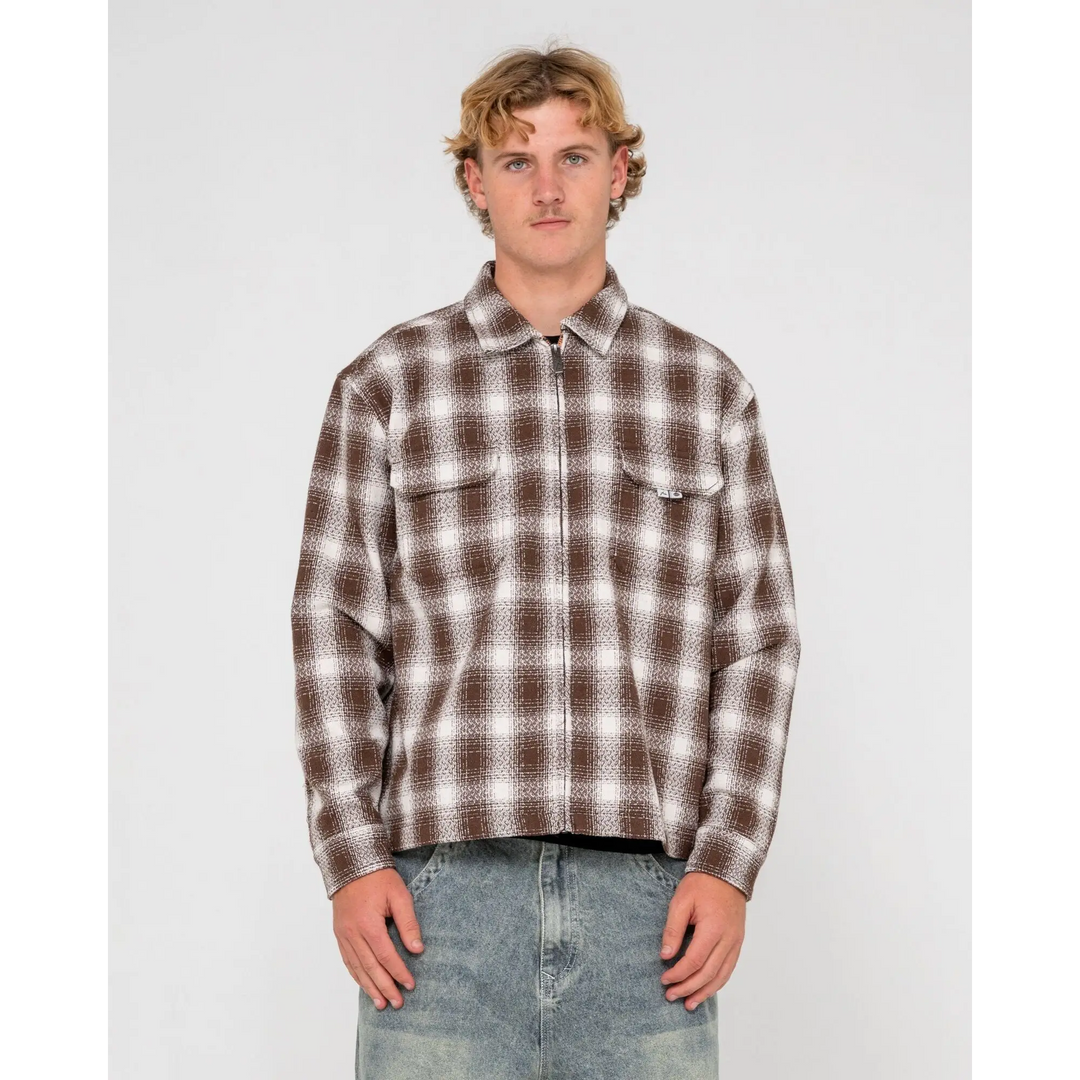 Rusty Zeal Zip Thru Overshirt