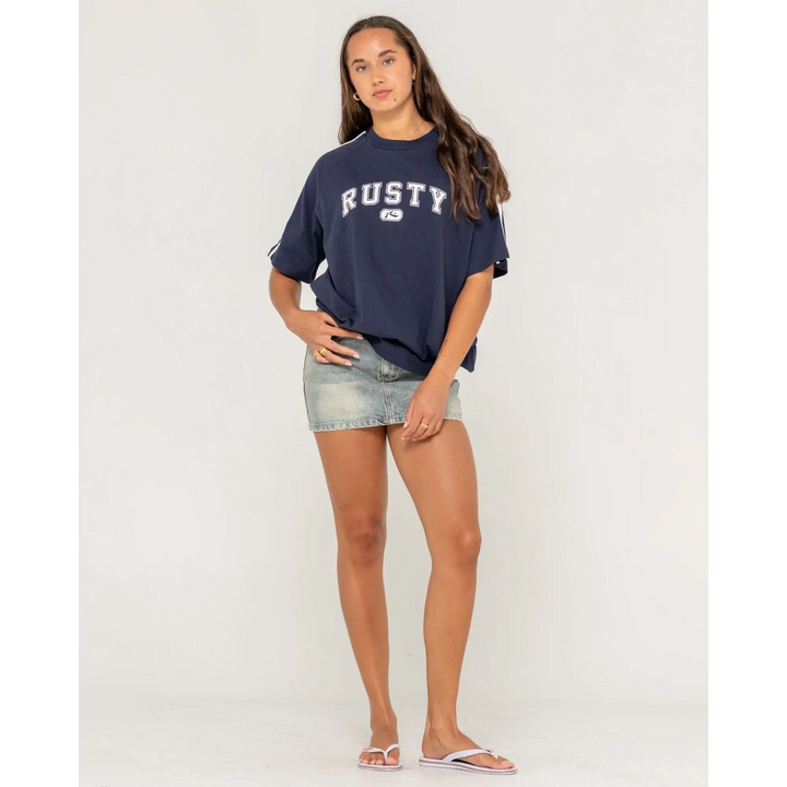 Rusty All Saint Collegiate OG Oversize T-Shirt 