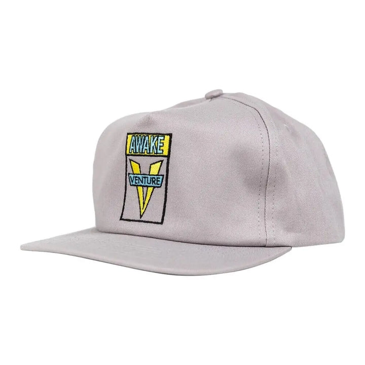 Venture Awake EMB Adj Cap Silver/Blue/Yellow OSFA 