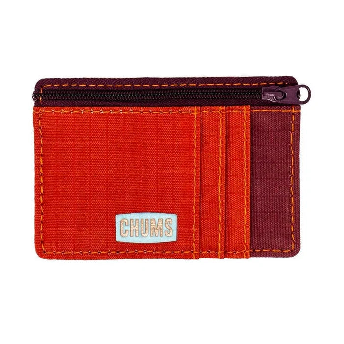 Chums Bandit Zip Wallet Rust / Burgundy / Tan 