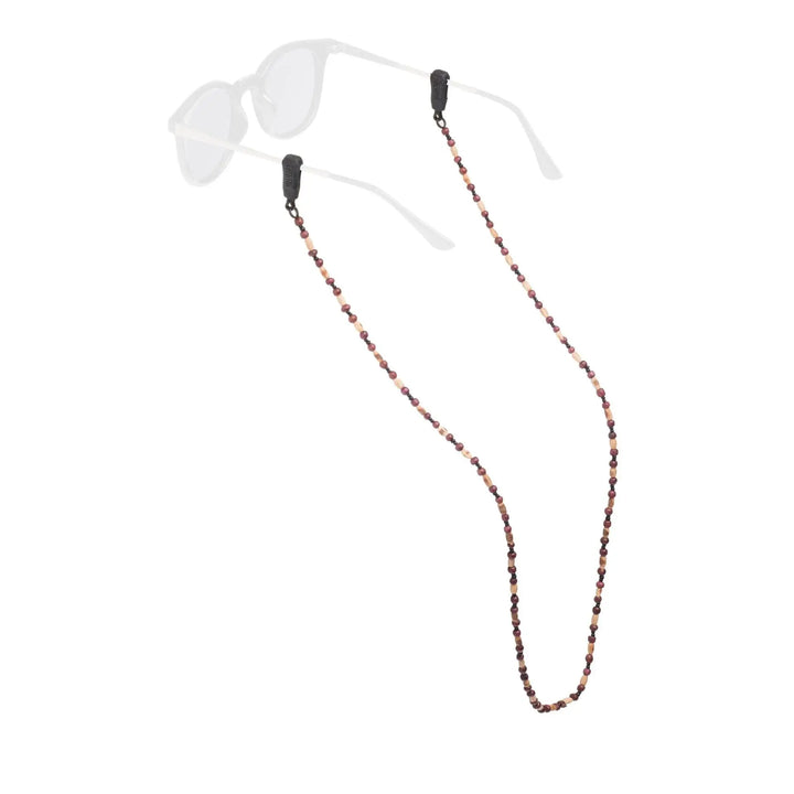 Chums Beaded Cord Eyewear Retainer Small Wood 