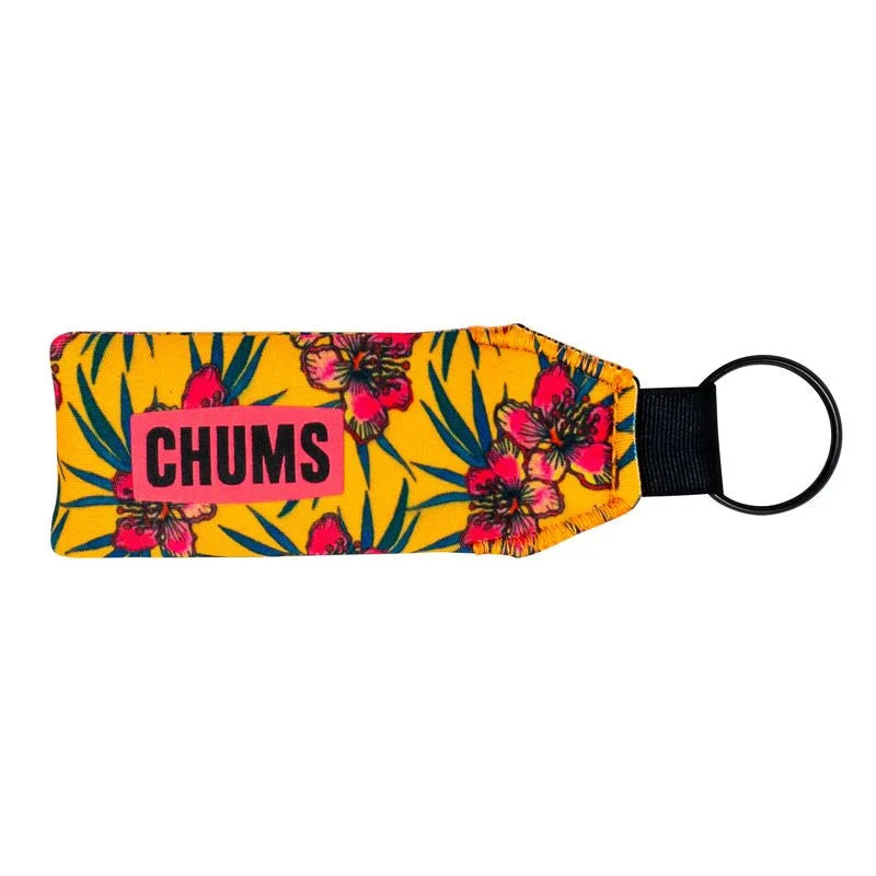 Chums Floating Neo Keychain Neon Hibiscus 
