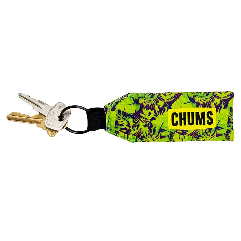 Chums Floating Neo Keychain Neon Leaves 