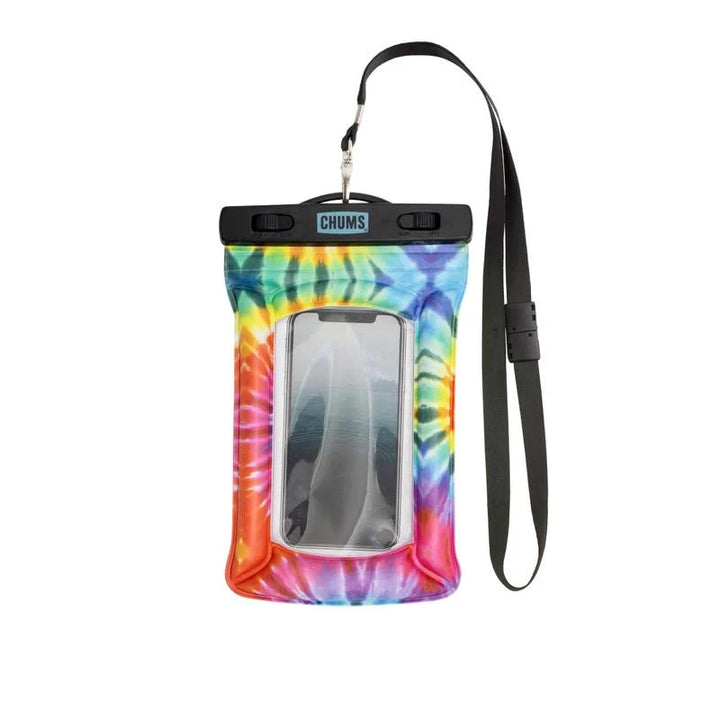 Chums Floating Phone Protector LTD Rainbow Tie Dye 