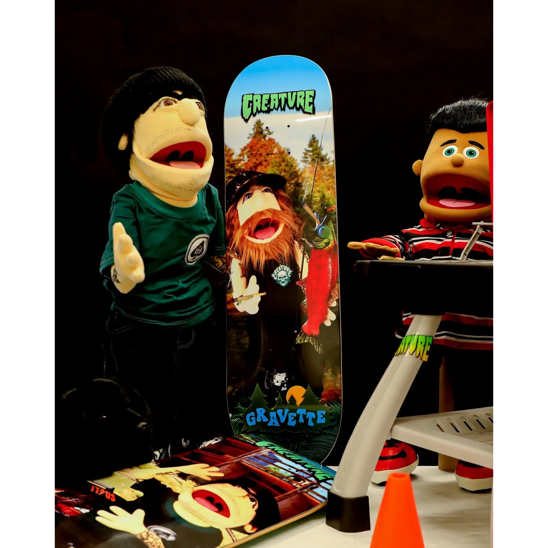 Creature Gravette Fuzzy Fiends Pro Skateboard Deck - 8.3’’