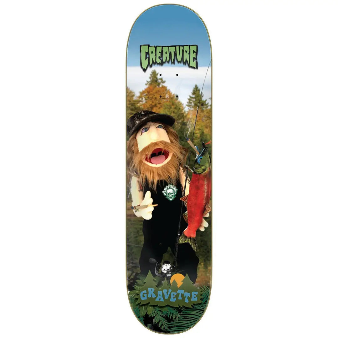 Creature Gravette Fuzzy Fiends Pro Skateboard Deck - 8.3’’