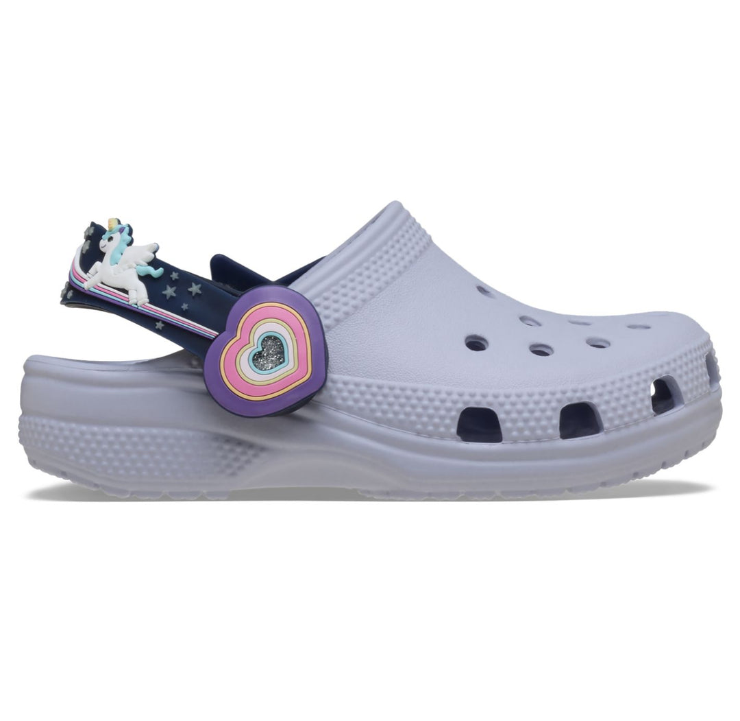 Crocs C Imagination Lights Backstrap Clog Toddlers - Frosted Grape 