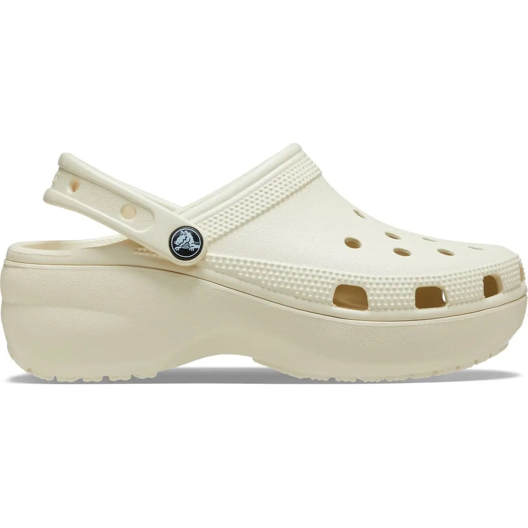 Crocs Classic Platform Clog Women's Bone W6 