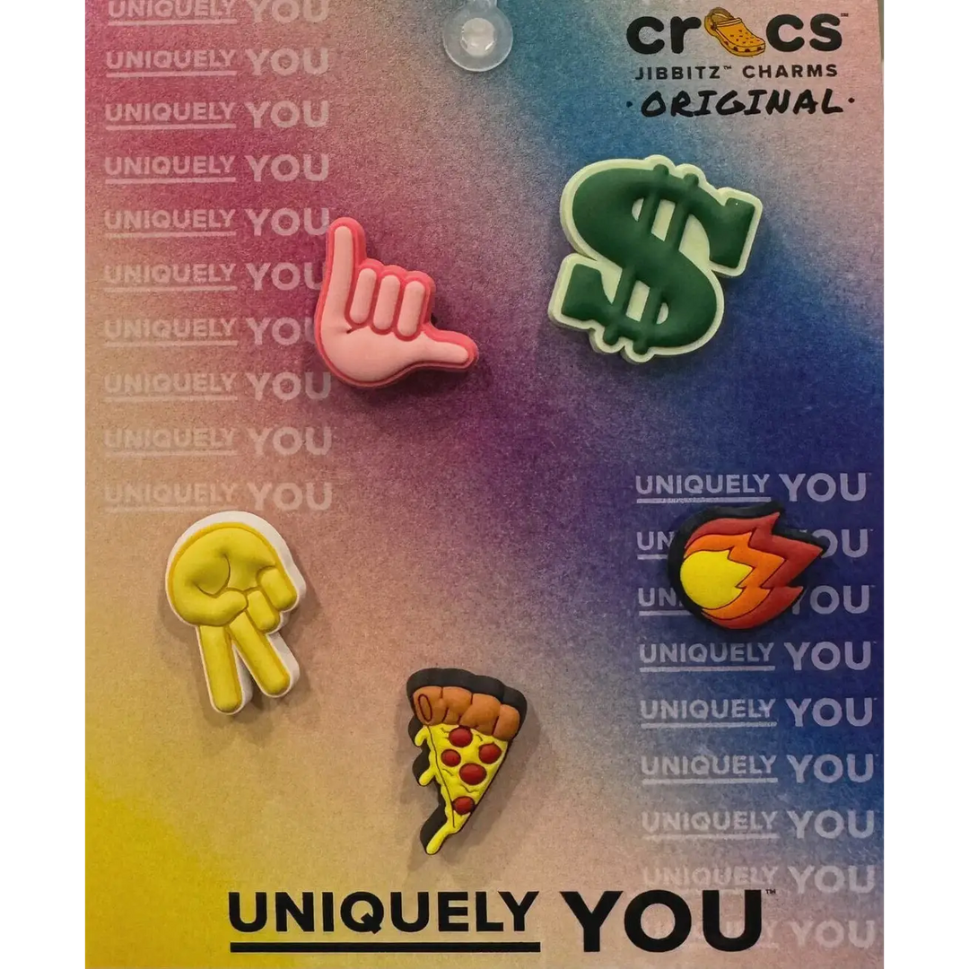 Crocs Emoji Jibbitz 5 Pack 