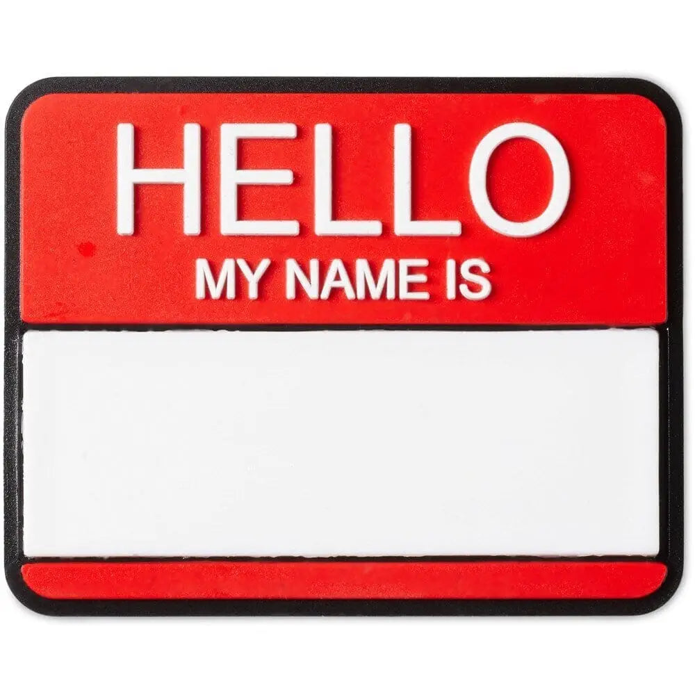 Crocs Jibbitz Hello My Name Is 