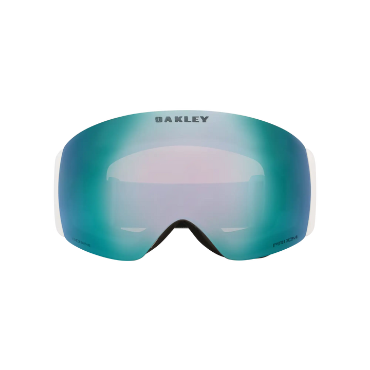 Oakley Flight Deck Pro M Snow Goggles - Matte White | Prizm Sapphire / Prizm Iced Iridium