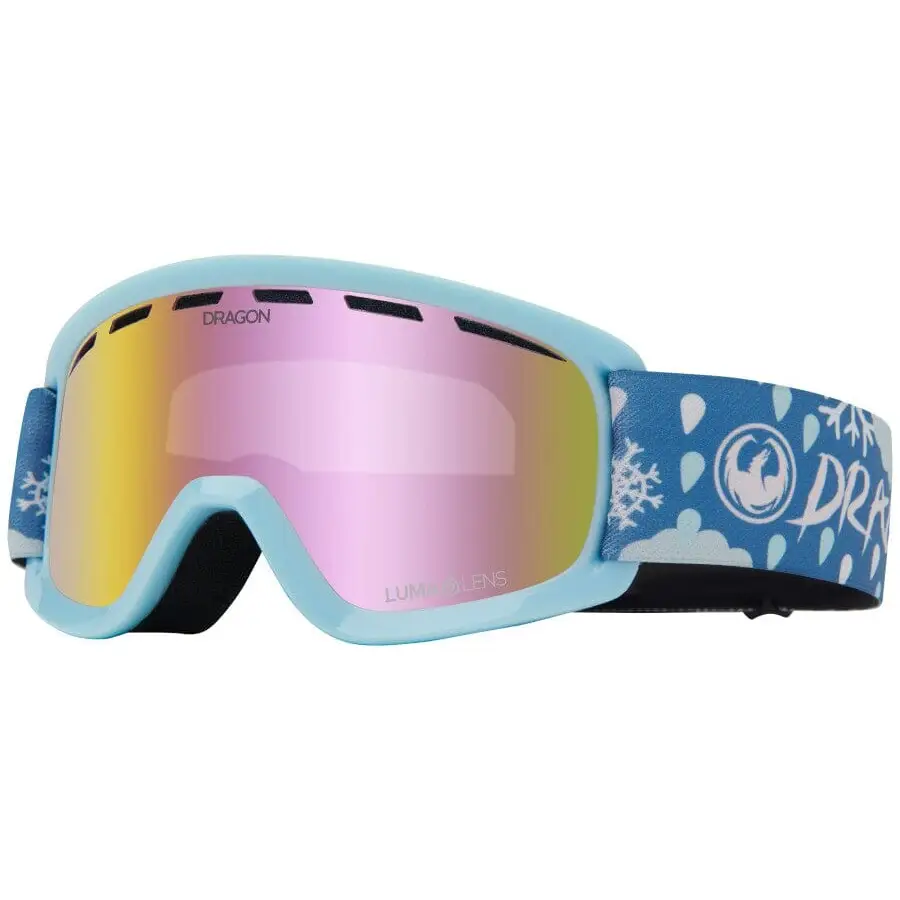 Dragon LIL D Kids Snow Goggles 2026 Snow Dance / Lumalens Pink Ion 