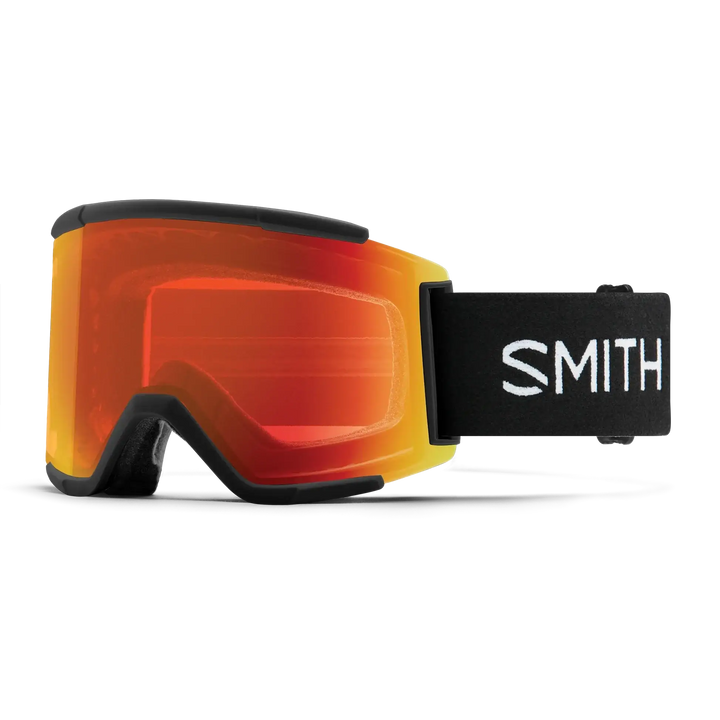 Smith Squad XL Snow Goggles - Black / Chromapop Everyday Red Mirror