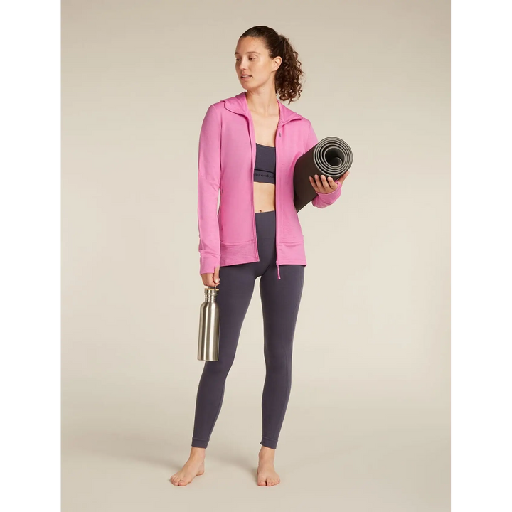 Icebreaker Womens Merino 260 Quantum Long Sleeve Zip Hoodie 