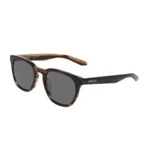 Dragon Bank Sunglasses Striated Horn / LL Smoke 