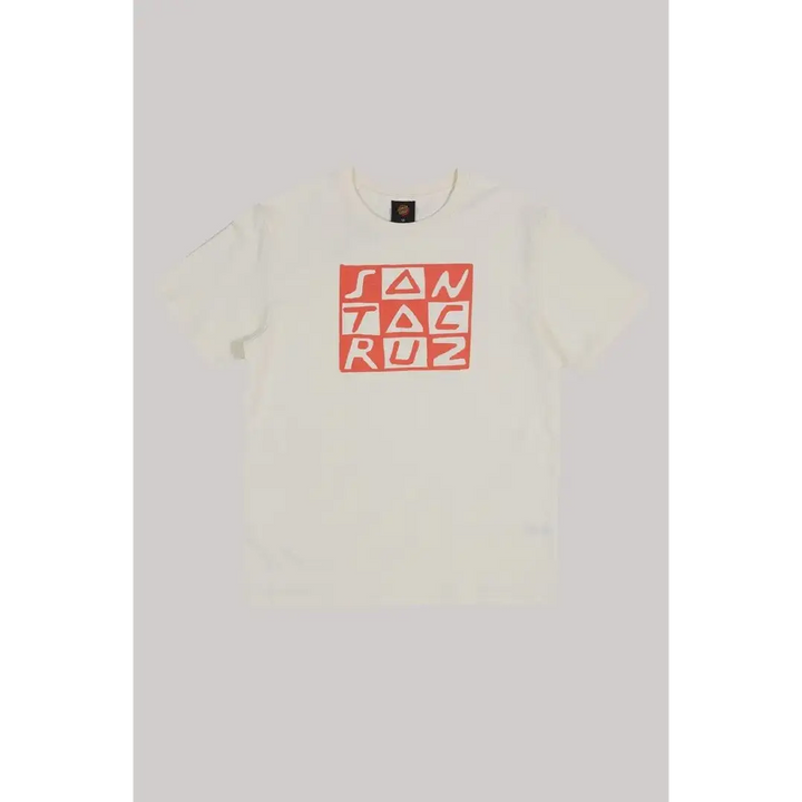 Santa Cruz Youth Checker Block Front Oversized T Shirt 