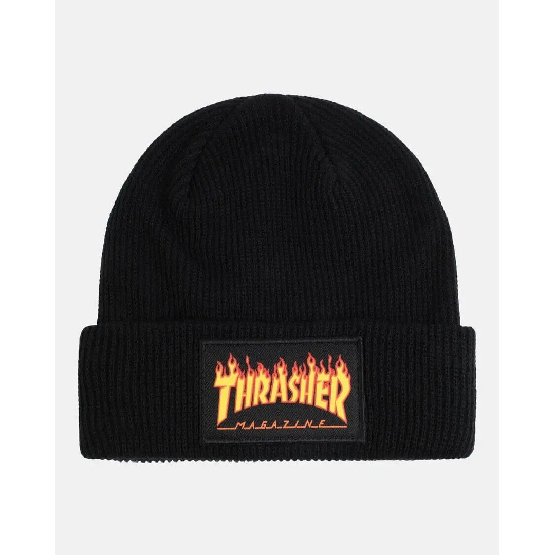 Thrasher Flame Patch Beanie 