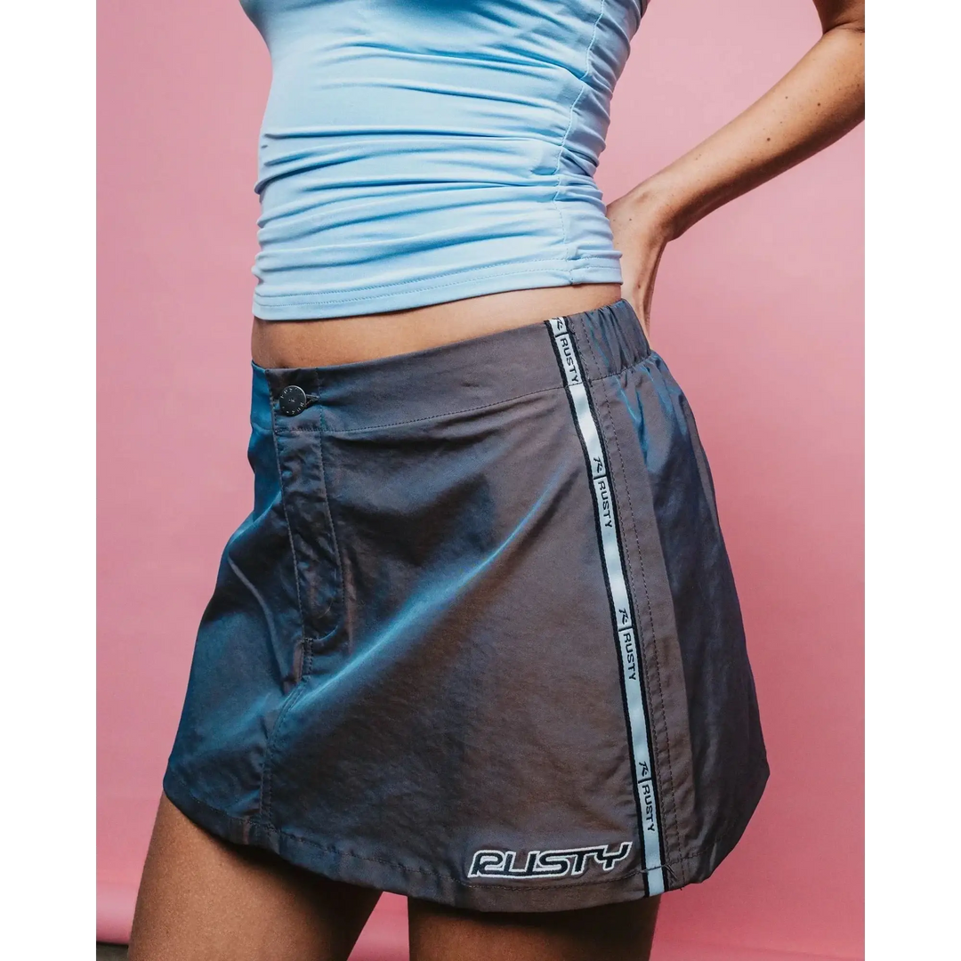 Rusty Lombardi Nylon Mini Skirt 