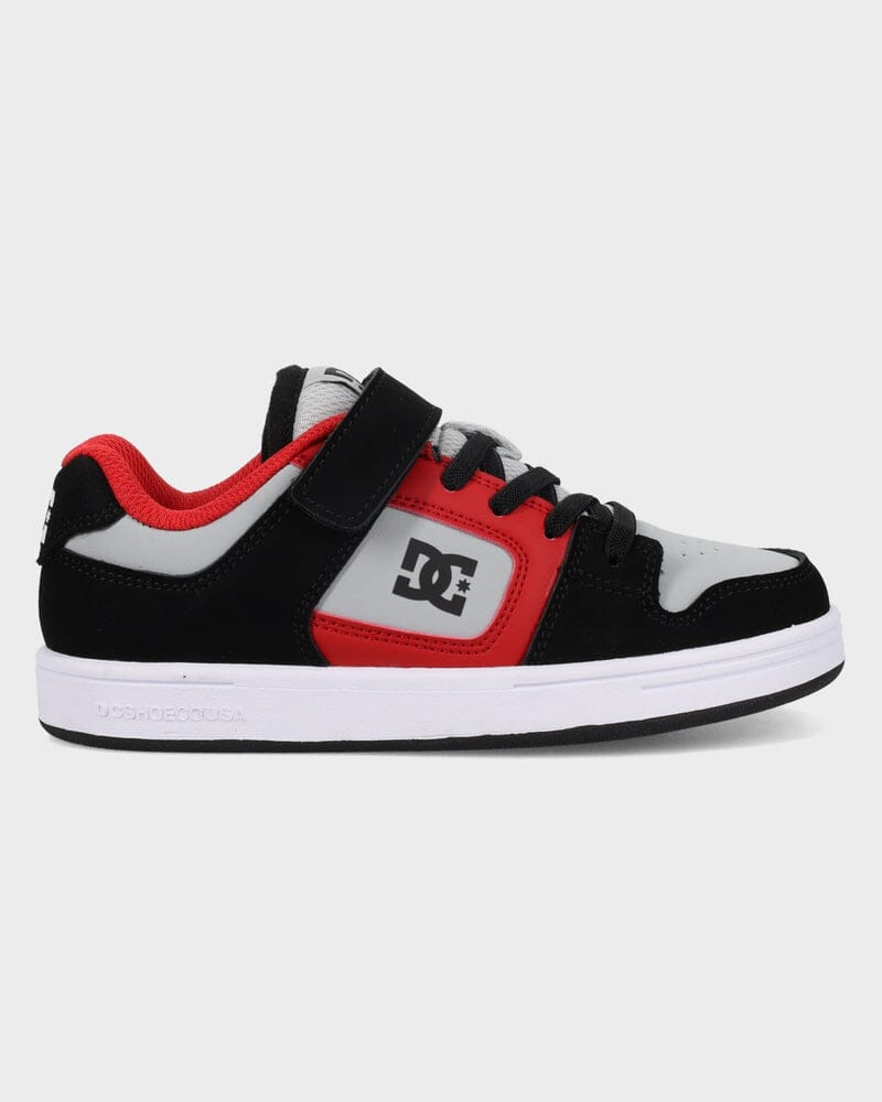 DC Manteca 4 V Skate Shoes - Black / Grey / Red 