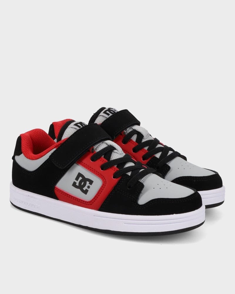 DC Manteca 4 V Skate Shoes - Black / Grey / Red 