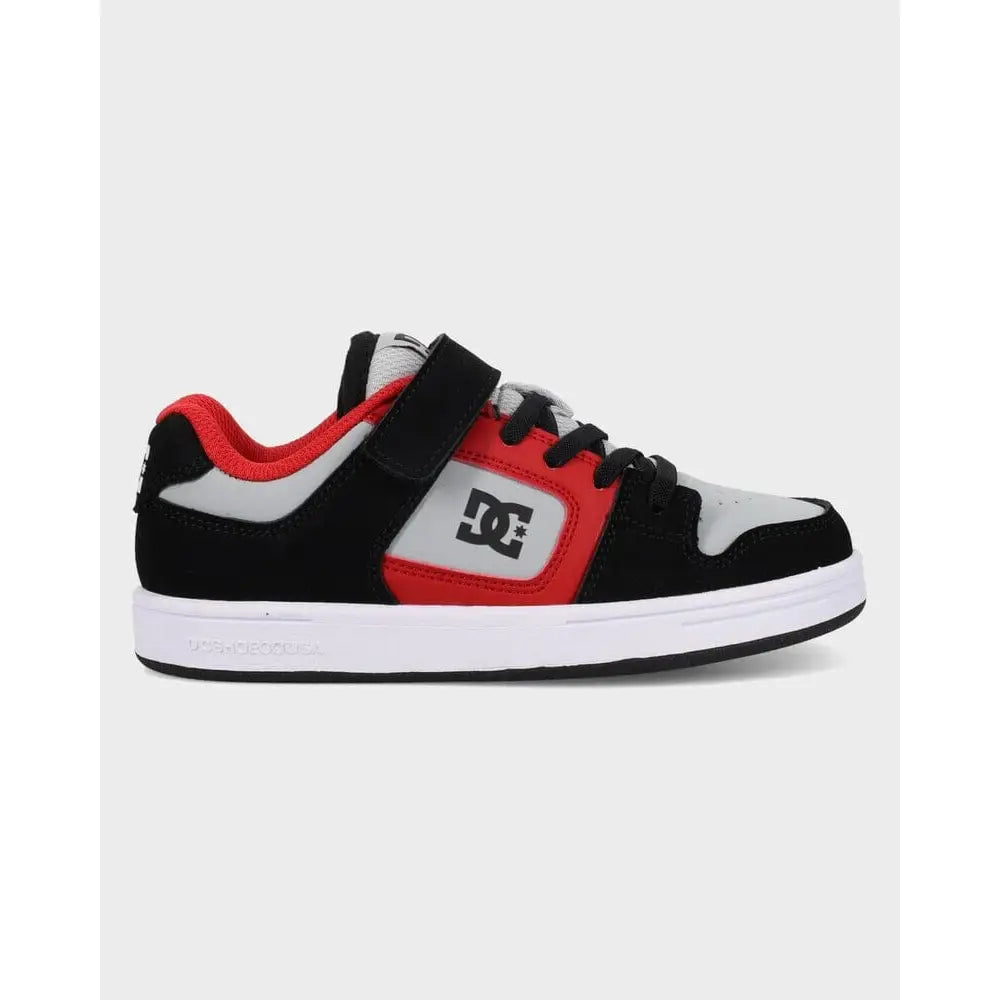 DC Manteca 4 V Skate Shoes - Black / Grey / Red 