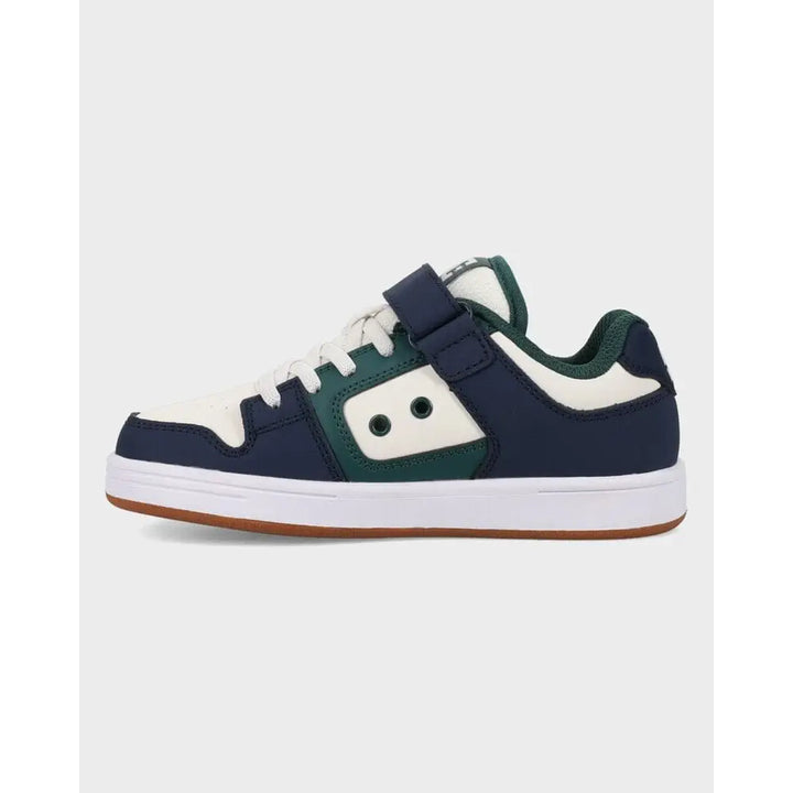 DC Manteca 4 V Youth Shoes - Navy / White / Green 