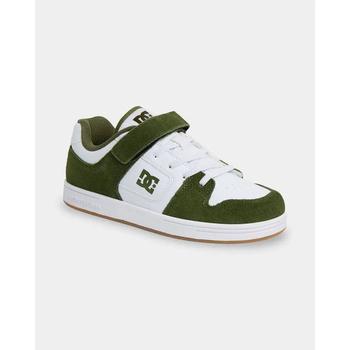 DC Manteca 4 V Youth Shoes - Olive / White / Gum
