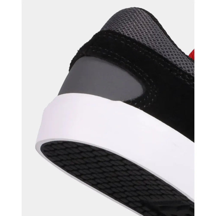 DC Onyx Youth Skate Shoes - Black / Grey / Red