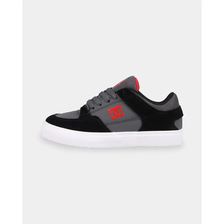 DC Onyx Youth Skate Shoes - Black / Grey / Red
