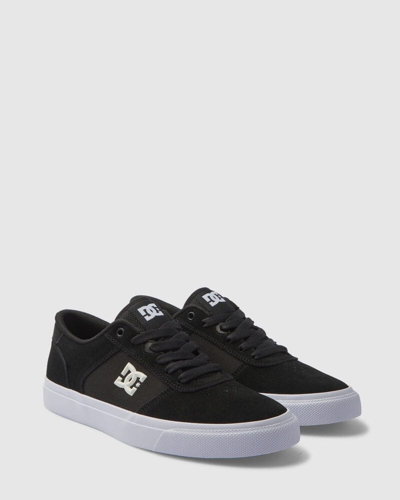 DC Teknic Youth Skate Shoes - Black / White 