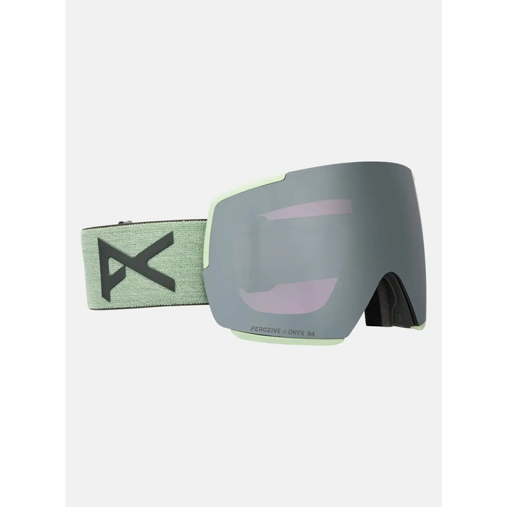 Anon M5 Goggles + Bonus Lens + MFI® Face Mask Soft Sage / Perceive Sunny Onyx / Variable Violet 
