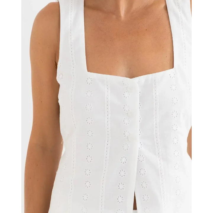 Rhythm Niko Long Vest Fashion Top 