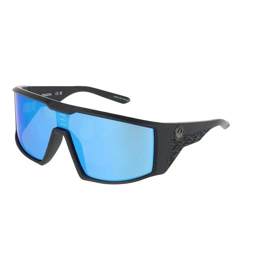 Dragon Tension Sunglasses Matte Black / LL Blue Ion 