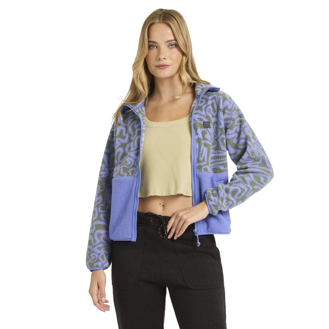 Billabong A / Div Rock Jetty Mock Neck Zip Sherpa Fleece