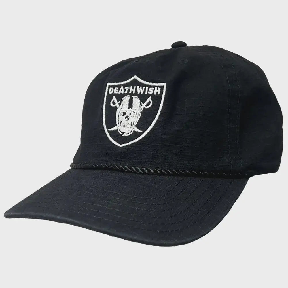 Deathwish Nation Black Snapback Hat