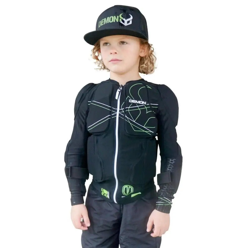 Demon FlexForce Pro Top YOUTH - Black