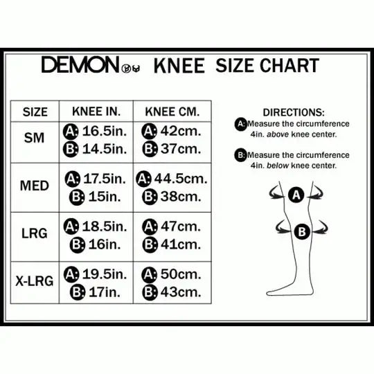 Demon Knee Guard Soft Cap Pro Jnr 