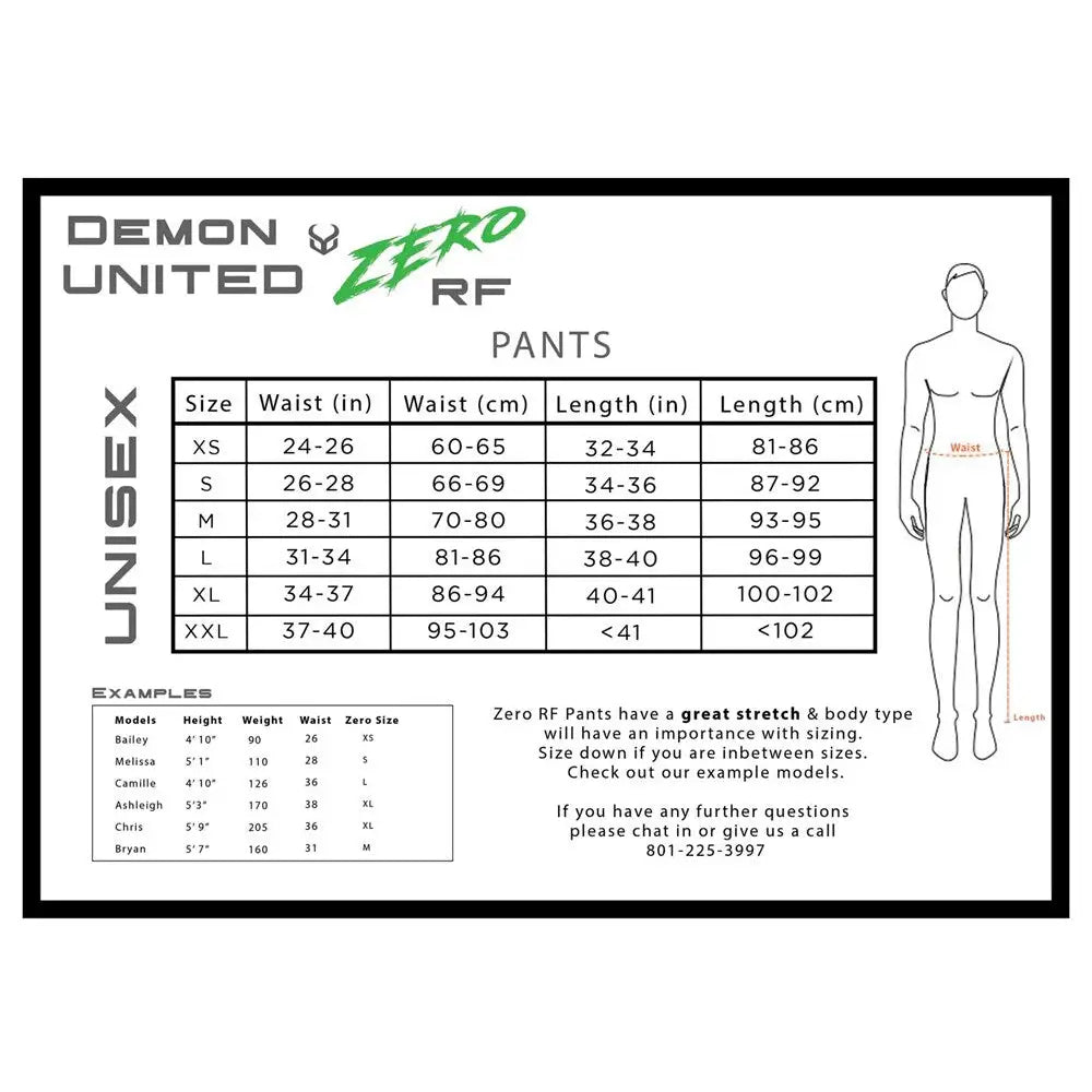 Demon Zero RF Pants - Unisex - Black / XS
