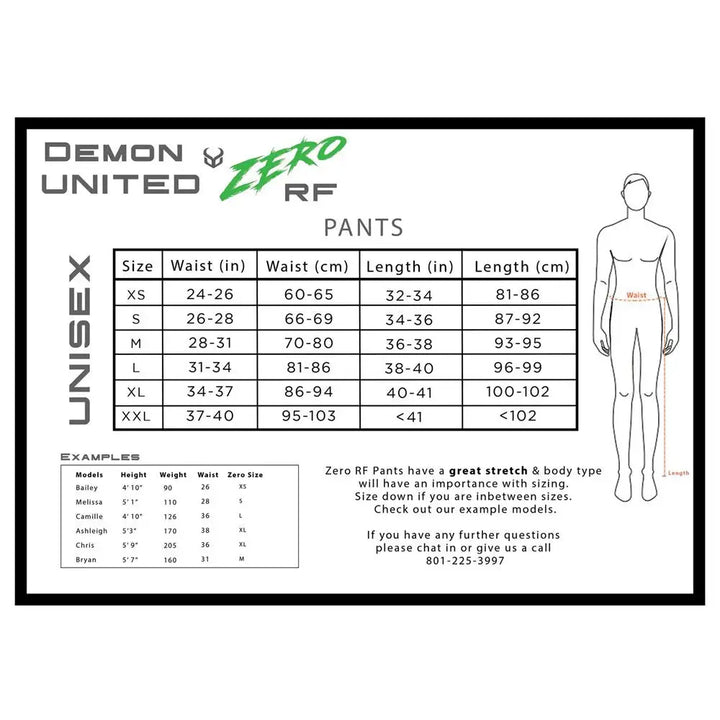 Demon Zero RF Pants - Unisex - Black / XS