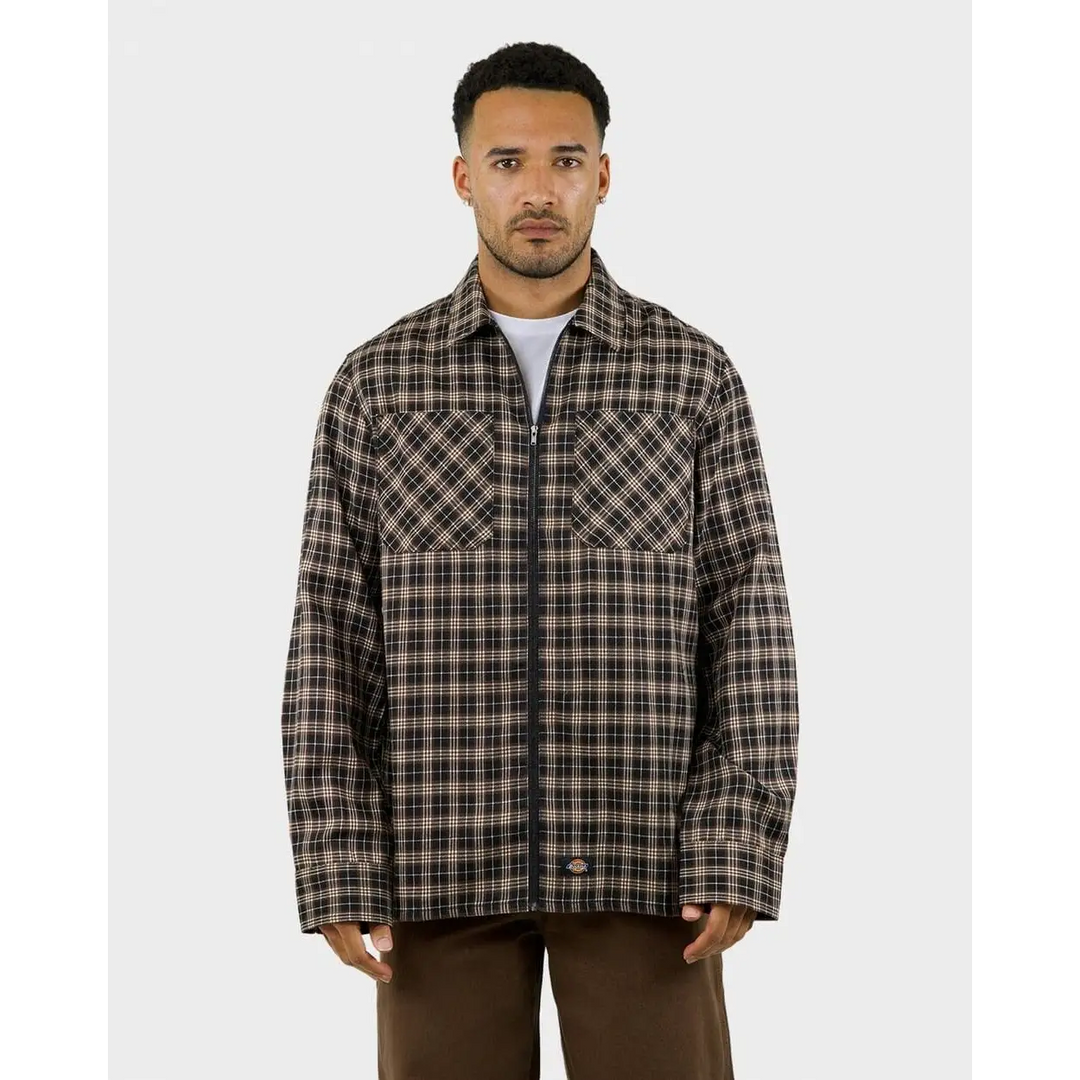 Dickies Brownsville Relaxed Fit Zip Shirt 