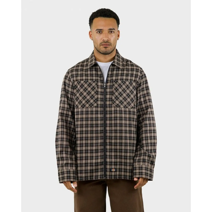 Dickies Brownsville Relaxed Fit Zip Shirt 