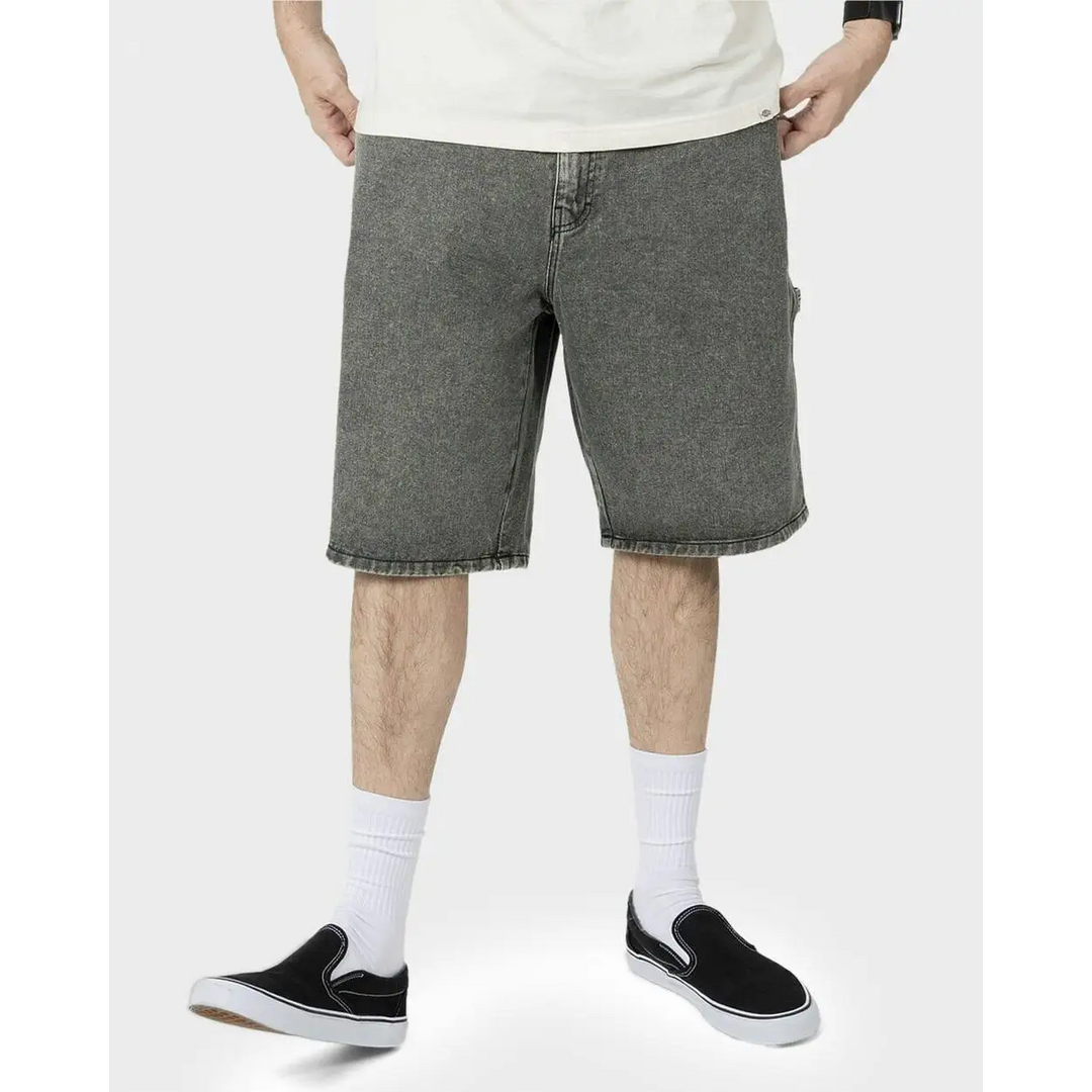 Dickies DX200 Midweight Carpenter Denim Shorts Charcoal 26 