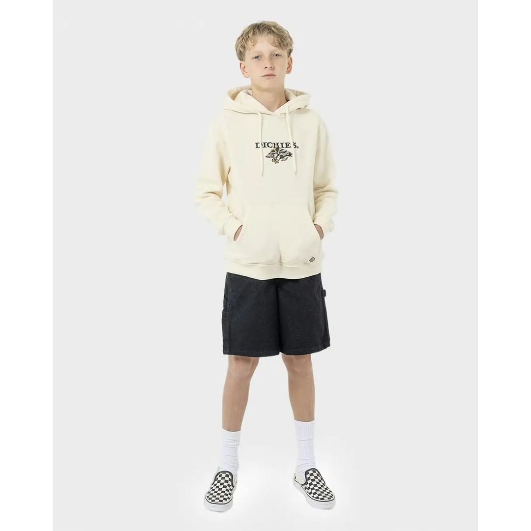 Dickies DX200Y Relaxed Fit Carpenter Youth Shorts Rinsed Black 16Y 