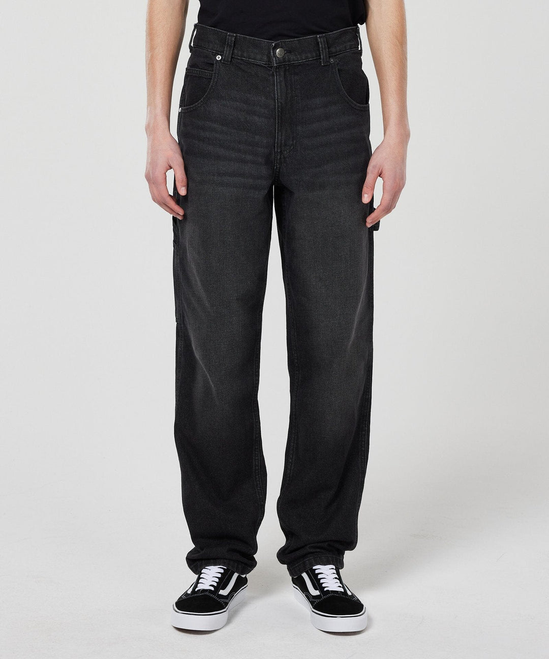 Dickies Garyville Jeans - Black Wash Faded 